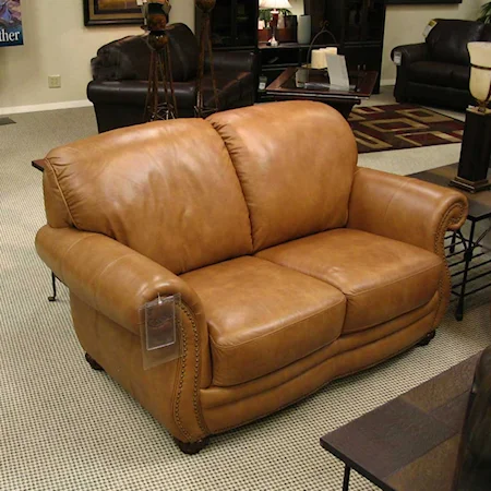 Leather Loveseat