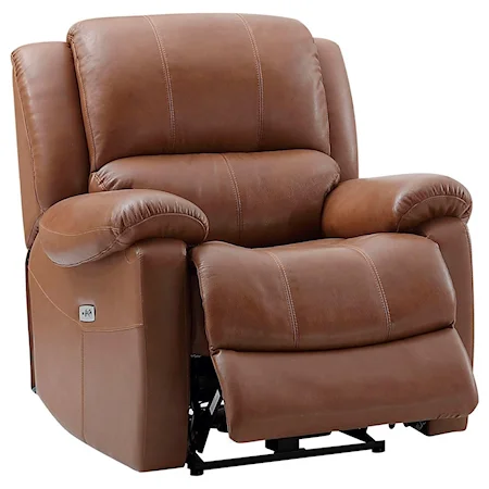 Power Reclining Chair with Pillow Arms