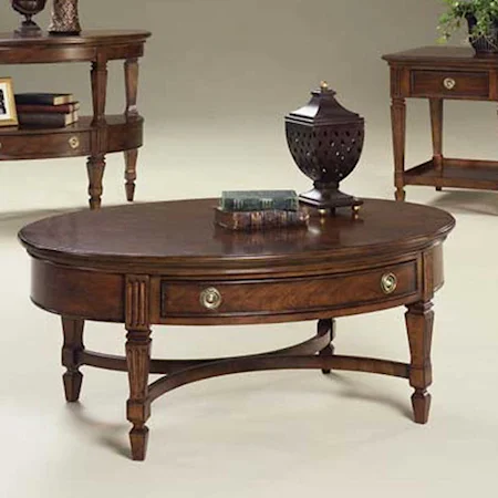 Oval Cocktail Table