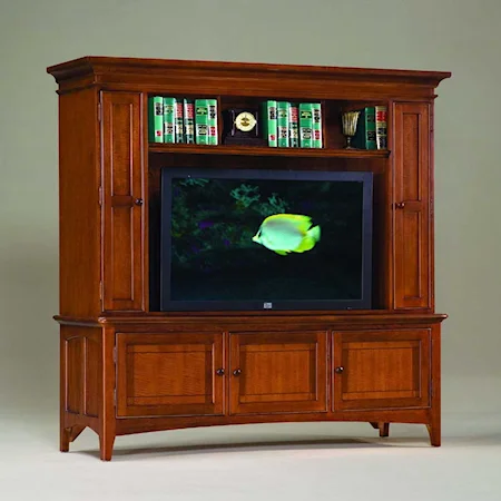 Medium Brown Media Console