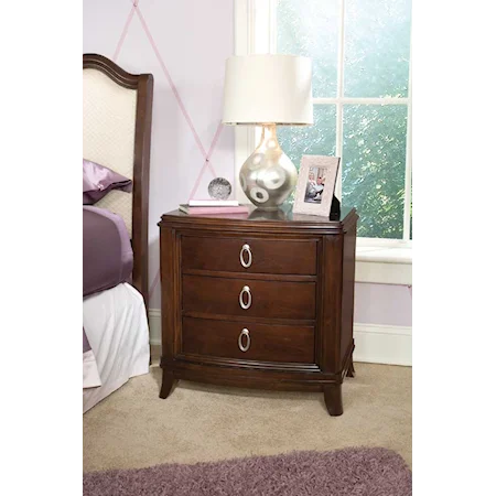 Nightstand with Three Drawers