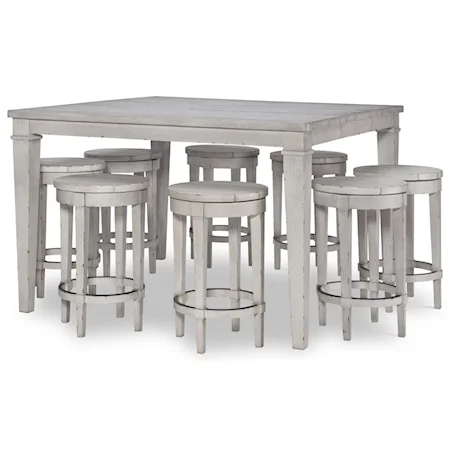 9-Piece Pub Table and Chair Set