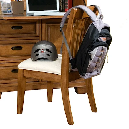 Casual Youth Upholstered Desk Chair
