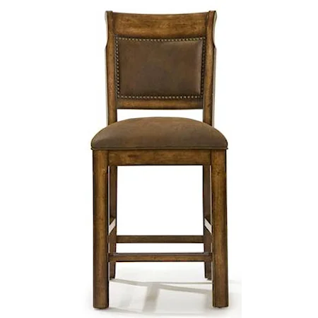 Upholstered Back High Dining Chair