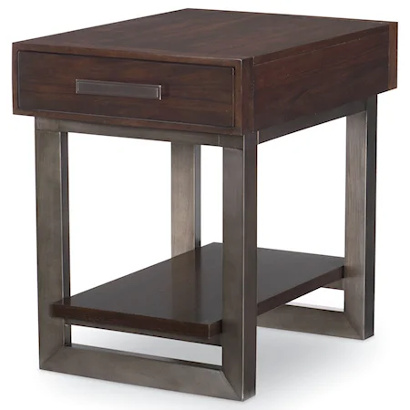 Contemporary 1-Drawer End Table