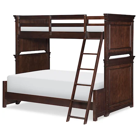 Transitional Twin over Full Bunk with Ladder