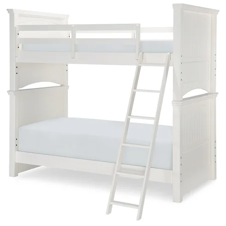 Twin Over Twin Panel Bunk Bed