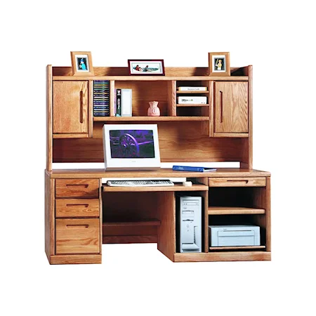 72.5 Inch Computer Desk & Hutch