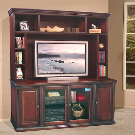 74 Inch TV Console and Hutch