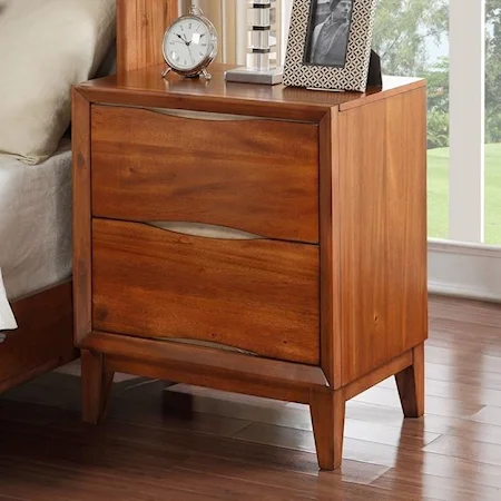 Evo Nightstand with Dovetail Drawers