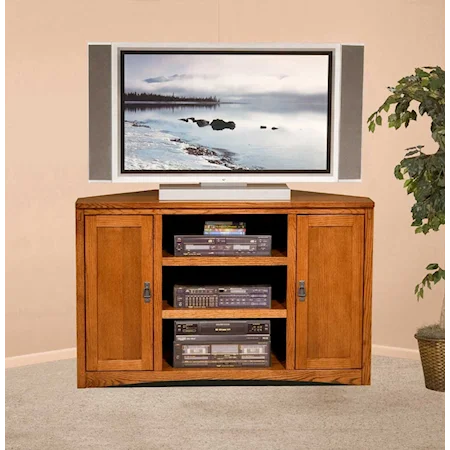 52 Inch Corner TV Cart