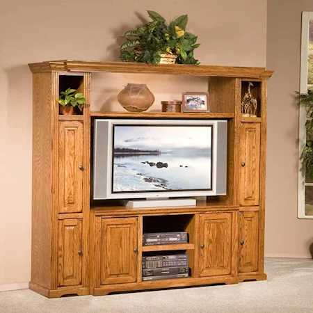 Five Piece Space Saver Wall Unit