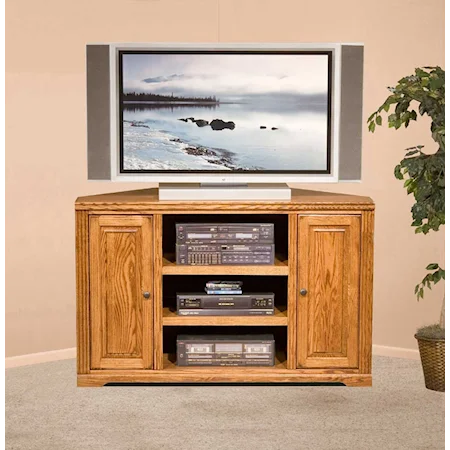 52 Inch Corner TV Cart