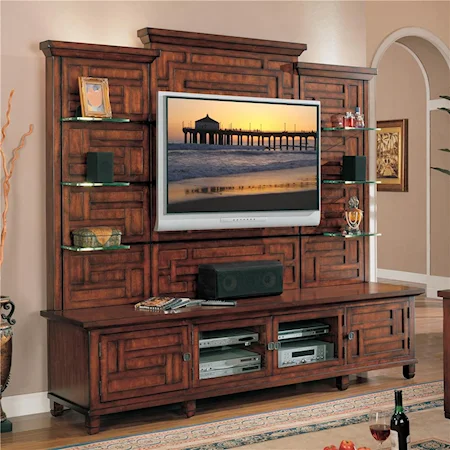 84 Inch Entertainment Unit with Mounting Bracket