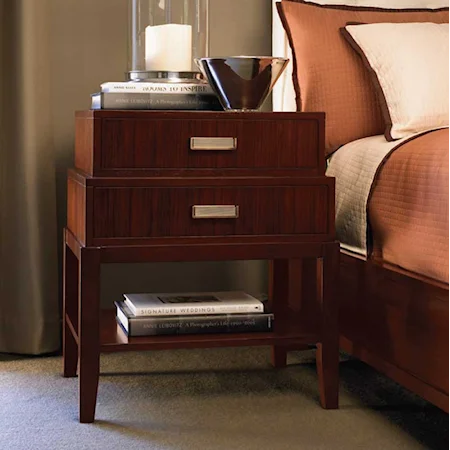 Terra Nightstand with 2 Drawers