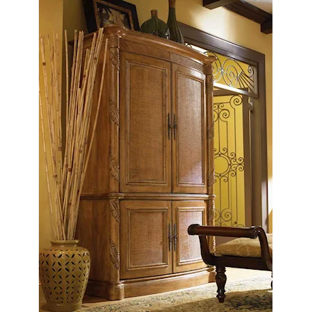 Four Door Entertainment Armoire