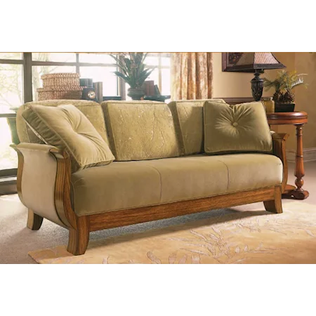 Bayamo Exposed Wood Sofa