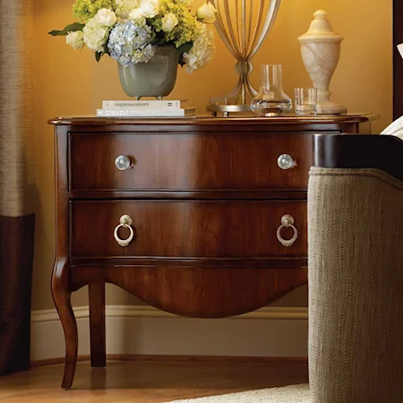 Two Drawer Bedside Commode