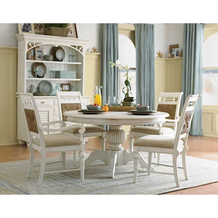 Seaside Round Dining Table and Chairs