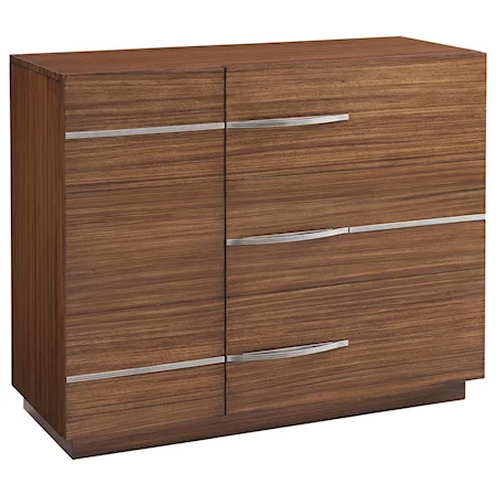 Scofield Accent Chest with Two Doors and Five Adjustable Shelves