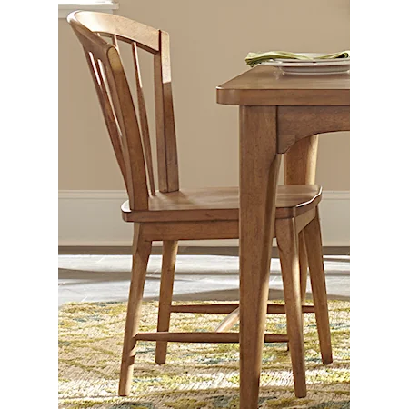 RTA Windsor Side Chair with Light Distressing Finish