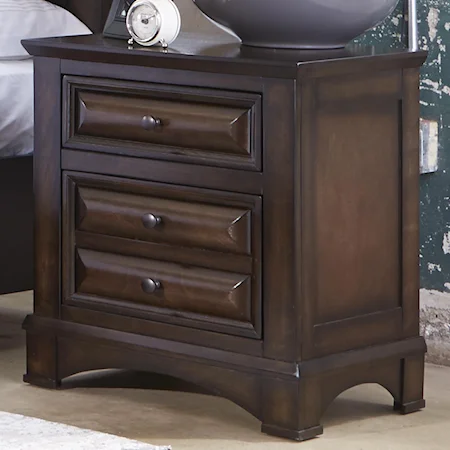 Nightstand with Two Dovetail Drawers