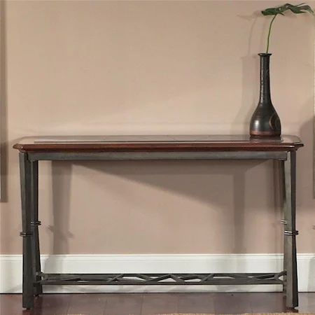 Sofa Table with Tile Top