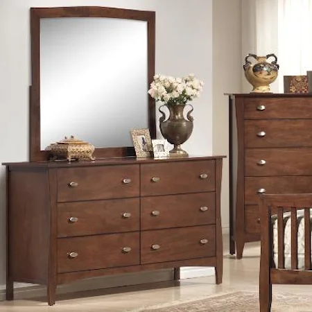 Drawer Dresser w/ Mirror