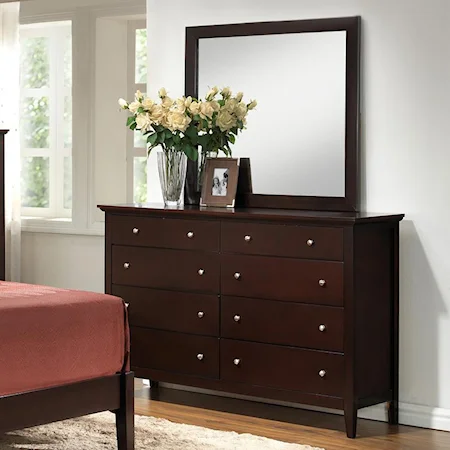 Drawer Dresser w/ Mirror