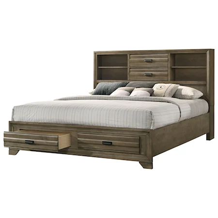 King Storage Bed