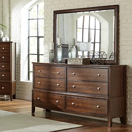 6-Drawer Dresser and Mirror Set