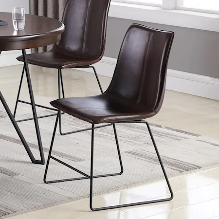 Industrial Side Chairs Set