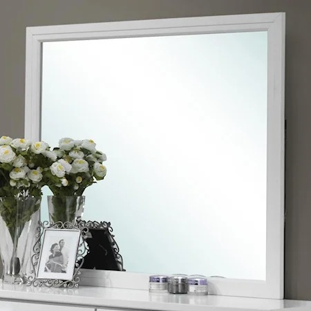 Contemporary Framed Dresser Mirror