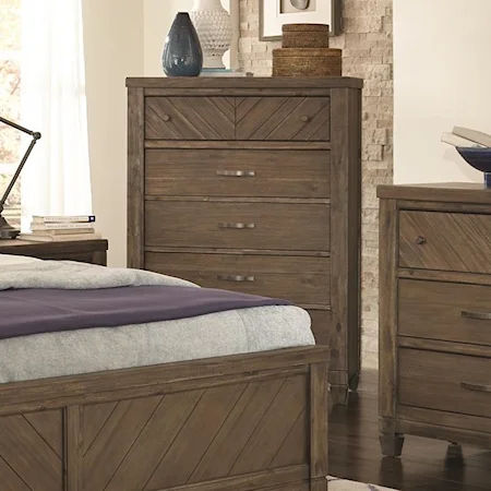 Contemporary Chest with 5-Drawers