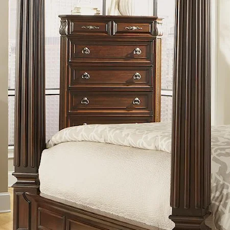 Traditional Chest with 6 Drawers