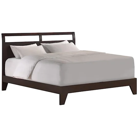 California King Low Profile Headboard Bed