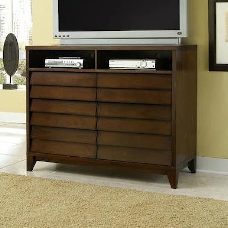 6 Drawer Entertainment Console