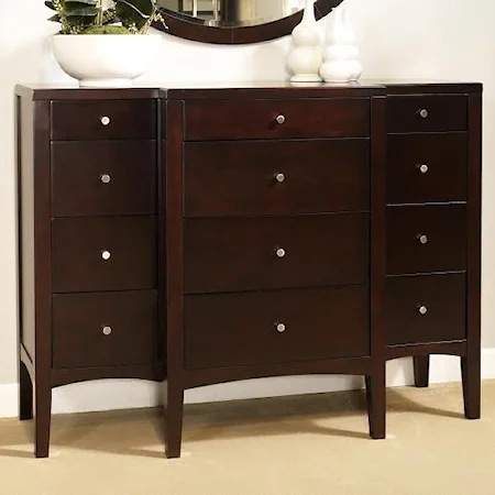 12 Drawer High Dresser