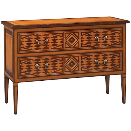Thomas Chest with Inlaid Marquetry