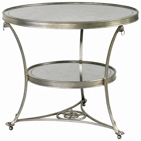 Moulin Table with Mid Shelf