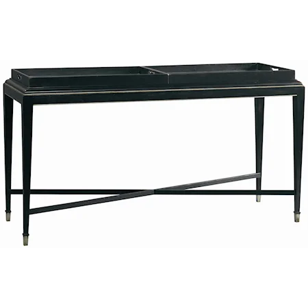 Allegra Console with Removable Trays