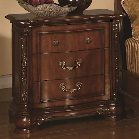 Night Stand w/ 3 Drawers