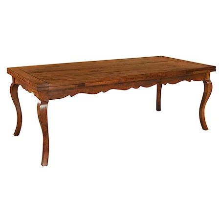 Six Foot Refectory Table with 24 Inch Leaves