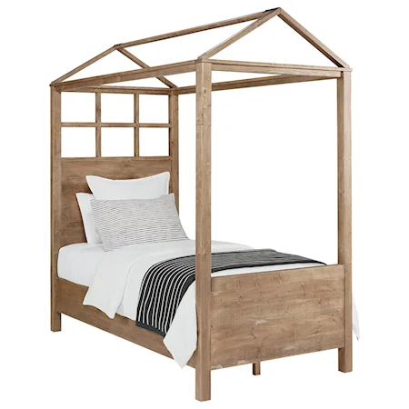 Playhouse Twin Canopy Bed