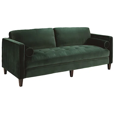 Dapper Sofa with Tufted Bench Seat