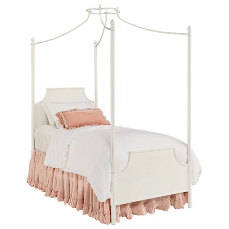 Manor Metal Twin Canopy Bed