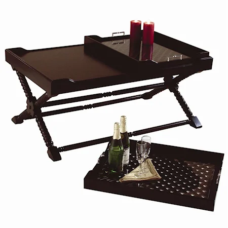 Tray Cocktail with Removable Trays