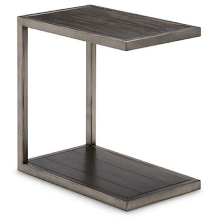 Snack Accent Table with Shelf