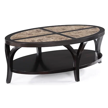 Oval Cocktail Table