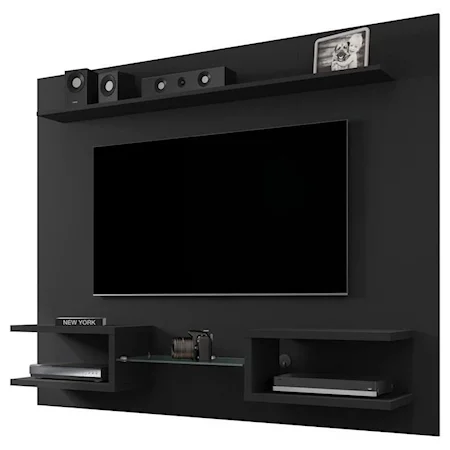 Contemporary Floating Entertainment Center Wall Storage for 50 Inch Flatscreen